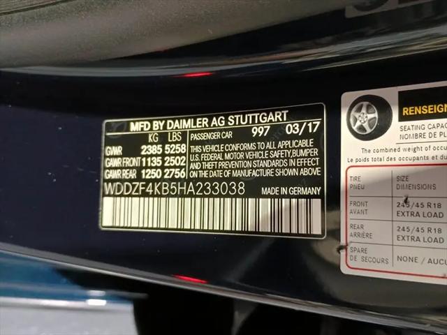 2017 Mercedes-Benz E-CLASS E 300 4MATIC