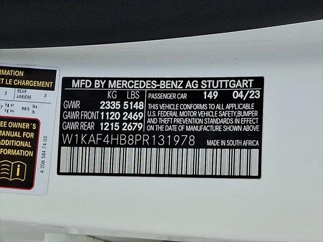 2023 Mercedes-Benz C-CLASS C 300 4MATIC Sedan