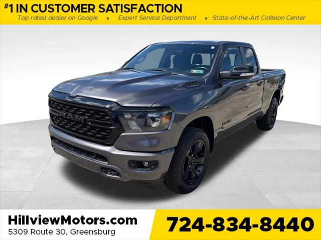 2022 RAM 1500 Big Horn Quad Cab 4x4 64 Box 2022 RAM 1500 Big Horn Quad Cab 4x4 64 Box