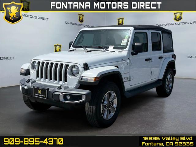 2022 Jeep Wrangler Unlimited Sahara 4x4 for sale in Fontana, CA