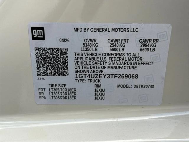 2026 GMC Sierra 2500HD Crew Cab, Standard Bed, AT4X, 4WD
