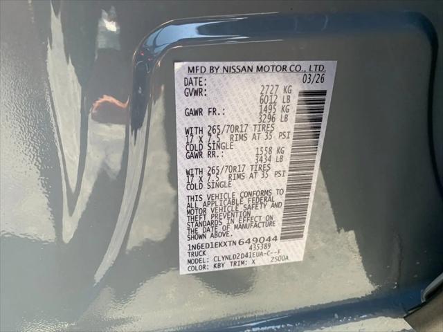 2026 Nissan Frontier Crew Cab PRO-4X 4x4