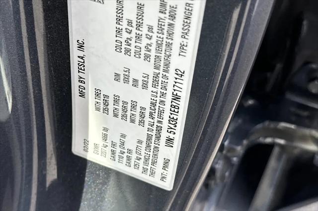 2022 Tesla Model 3 Long Range Dual Motor All-Wheel Drive