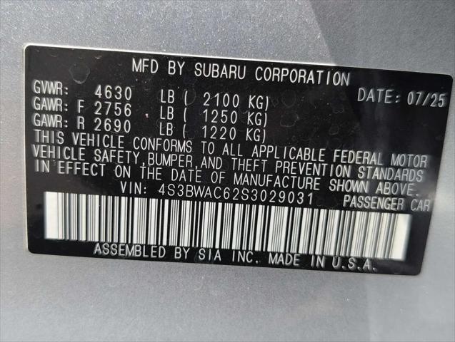 2025 Subaru Legacy Premium