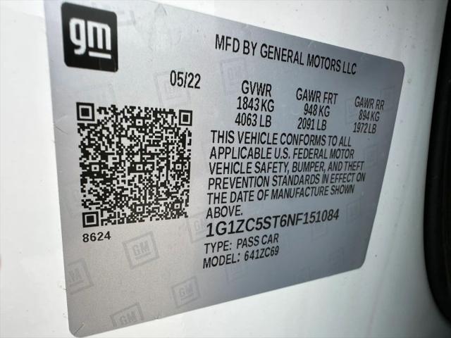 2022 Chevrolet Malibu FWD 1FL