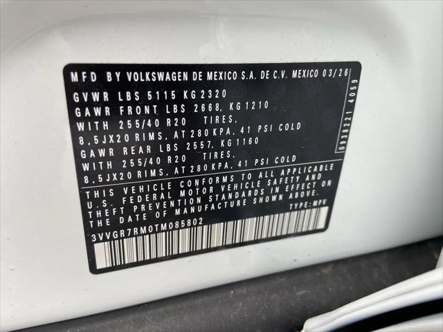 2026 Volkswagen Tiguan SE R-Line Black