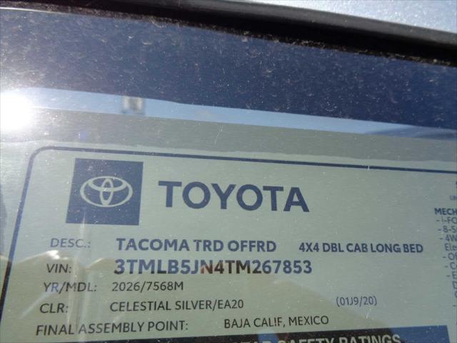 2026 Toyota Tacoma Double Cab TRD Off Road Premium Long Bed 4x4