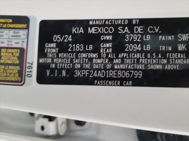 2024 Kia Forte LXS