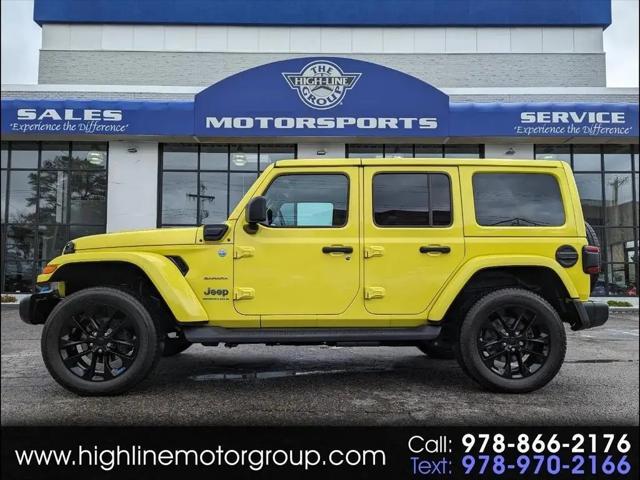 2023 Jeep Wrangler 4xe Sahara 4x4 for sale in Lowell, MA