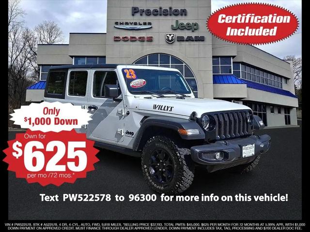 2023 Jeep Wrangler 4-Door Willys 4x4 for sale in Butler, NJ