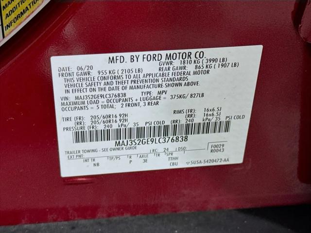 2020 Ford EcoSport SE