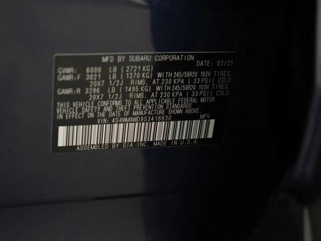 2025 Subaru Ascent Onyx Edition Limited 7-Passenger