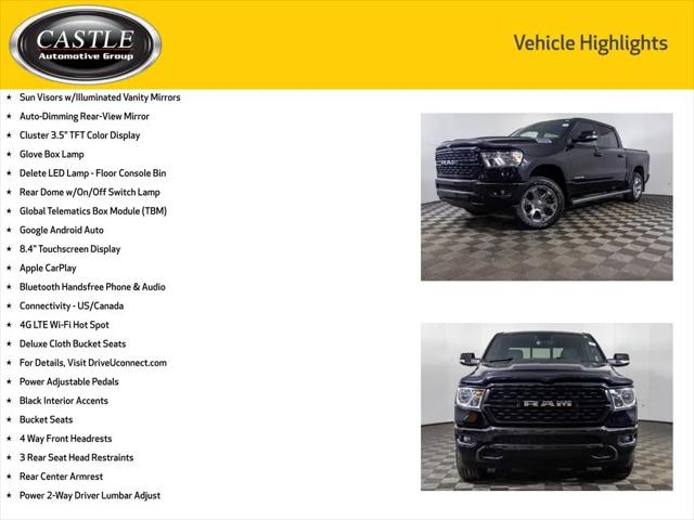 2022 Ram 1500 Big Horn Crew Cab 4x4 5'7" Box