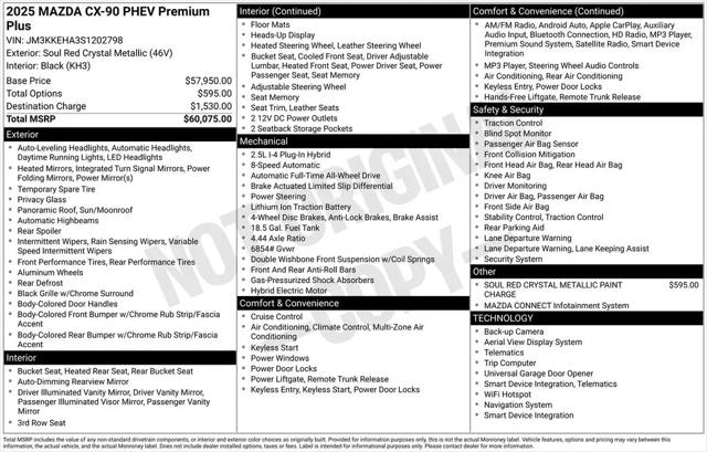 2025 Mazda X-90 Premium Plus Package