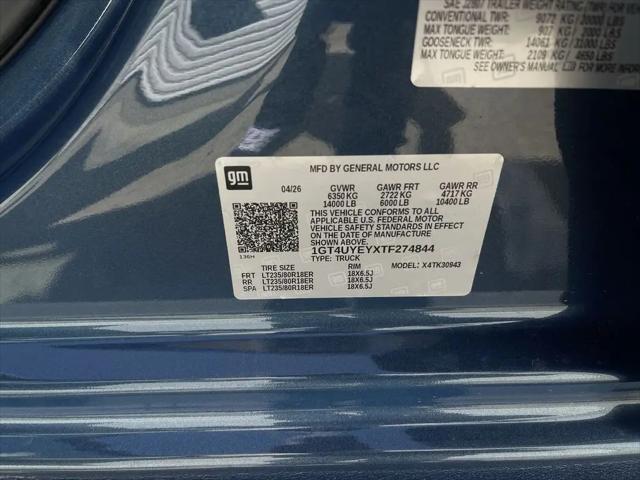2026 GMC Sierra 3500HD Crew Cab, Long Bed, Denali Ultimate Dual Rear Wheel, 4WD