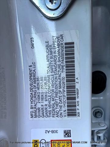 2023 Honda Accord Hybrid Sport-L