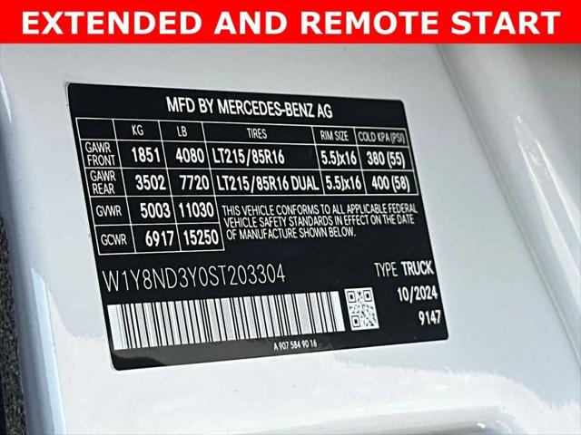 2025 Mercedes-Benz Sprinter Cargo Van High Roof 4-Cyl Diesel HO