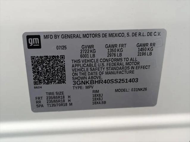 2025 Chevrolet Blazer AWD 2LT