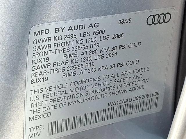 2025 Audi Q5 Prestige TFSI quattro S tronic