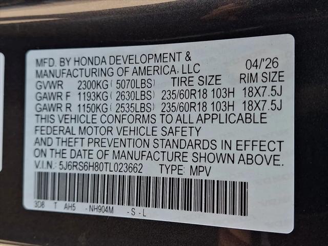 2026 Honda CR-V Hybrid AWD Sport-L