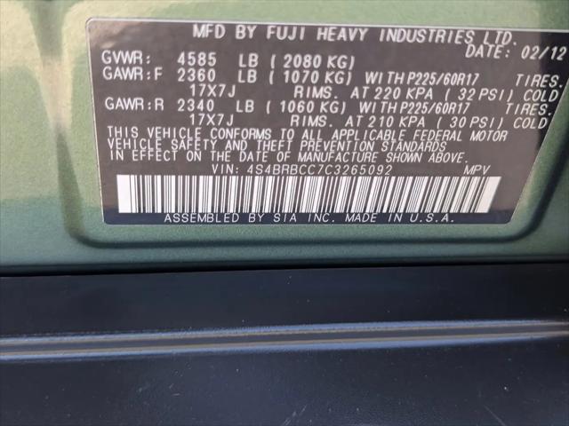 2012 Subaru Outback 2.5i Premium
