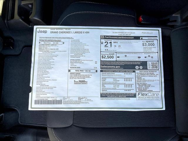 2025 Jeep Grand Cherokee L Laredo X 4x4