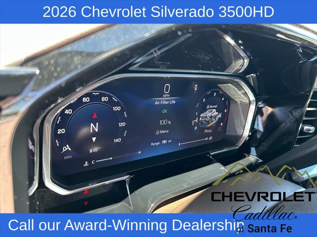 2026 Chevrolet Silverado 3500HD Crew Cab, Standard Bed, LTZ, 4WD