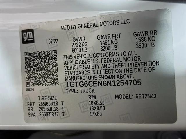 2022 GMC Canyon 4WD Crew Cab Short Box Elevation