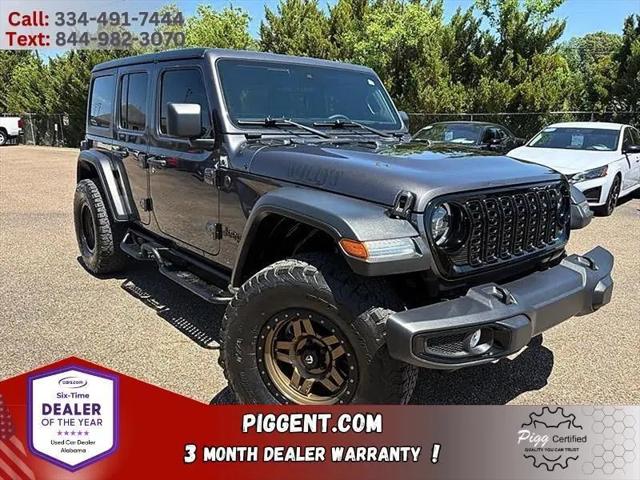 2024 Jeep Wrangler 4-Door Willys 4x4 for sale in Prattville, AL