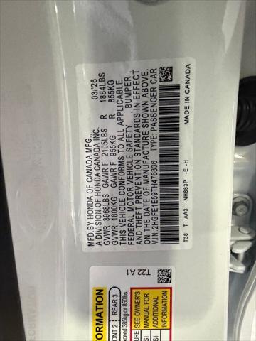 2026 Honda Civic Sedan