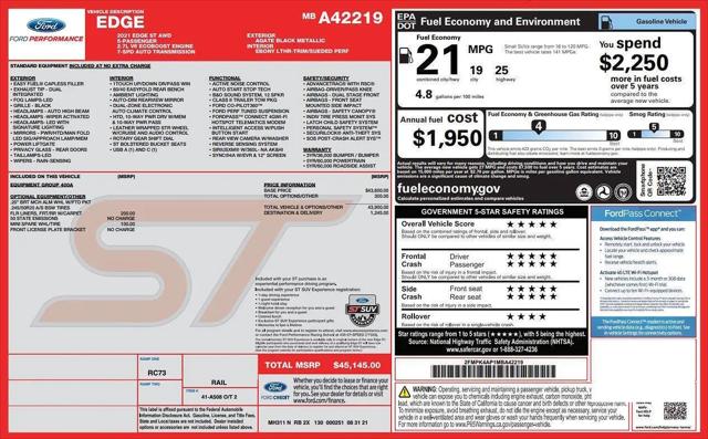 2021 Ford Edge ST