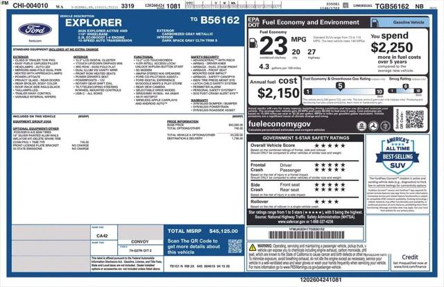 2026 Ford Explorer Active