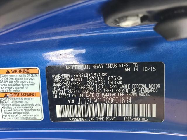 2016 Subaru BRZ Limited