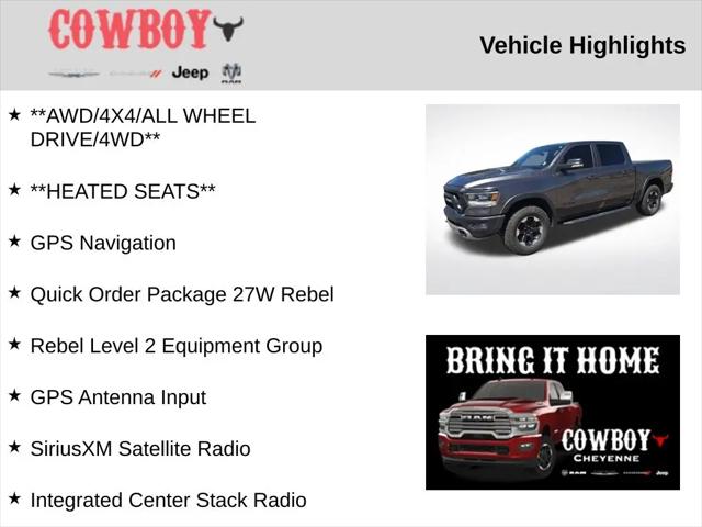 2022 Ram 1500 Rebel Crew Cab 4x4 5'7" Box