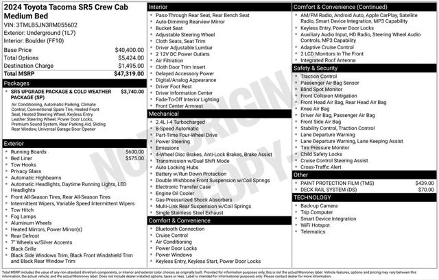 2024 Toyota Tacoma SR5