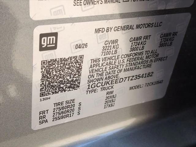 2026 Chevrolet Silverado 1500 4WD Crew Cab Short Bed RST