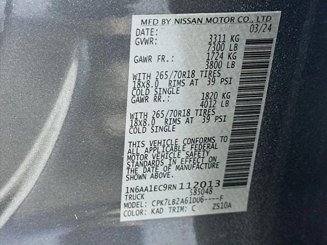 2024 Nissan Titan Crew Cab SV 4x4