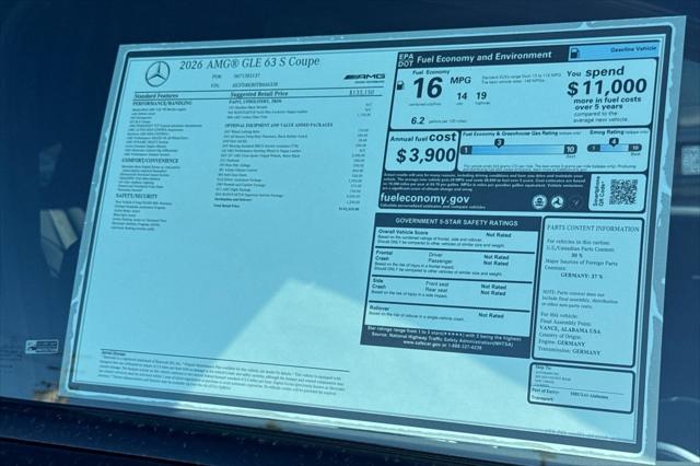 2026 Mercedes-Benz AMG GLE 63 S 4MATIC+