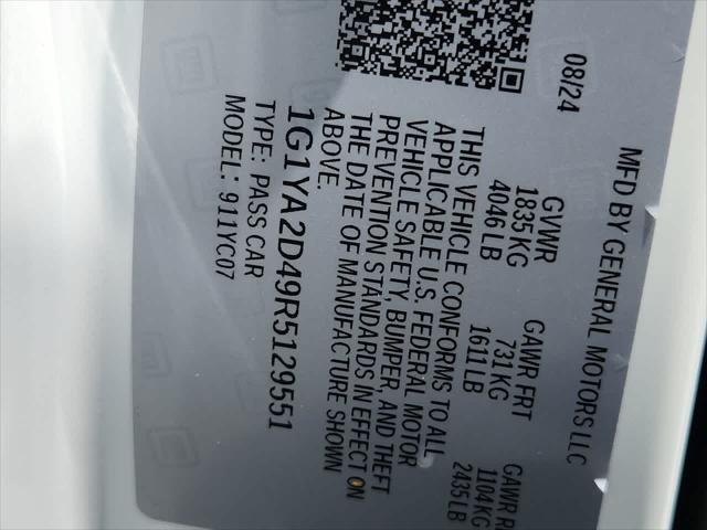 2024 Chevrolet Corvette Stingray RWD Coupe 1LT