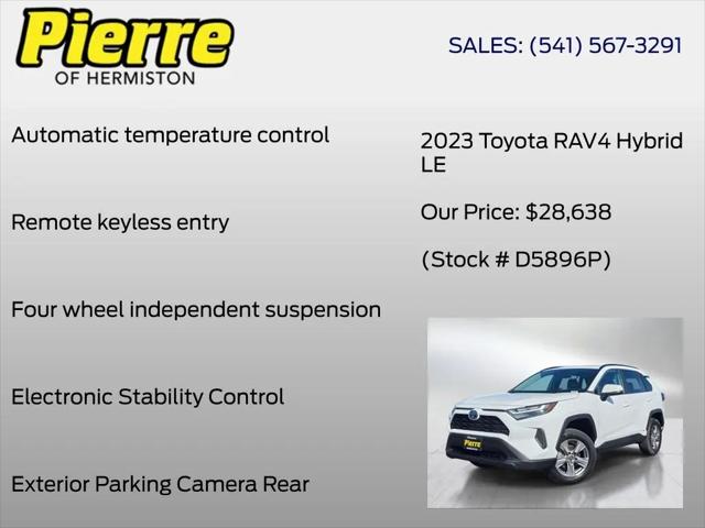 2023 Toyota RAV4 Hybrid LE
