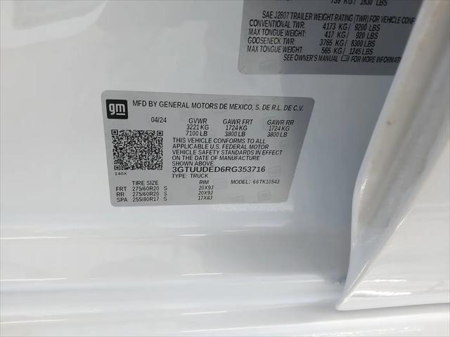 2024 GMC Sierra 1500 4WD Crew Cab Short Box SLT