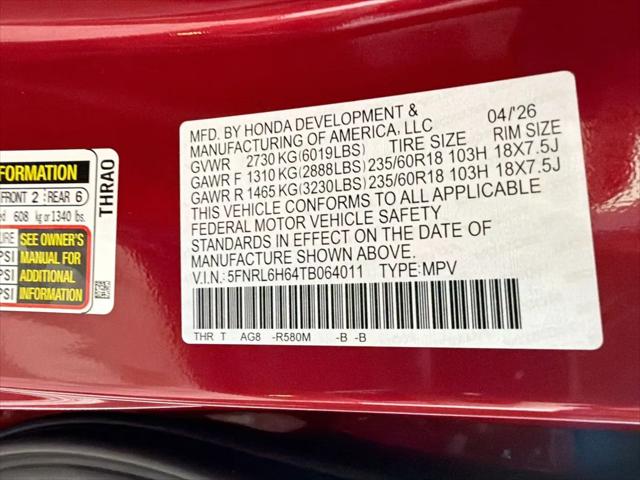 2026 Honda Odyssey EX-L