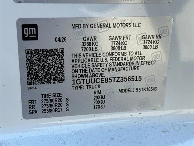 2026 GMC Sierra 1500 Crew Cab, Short Bed, Elevation, 4WD