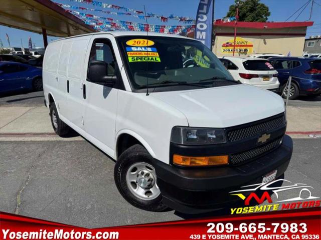 2021 Chevrolet Express Cargo Van RWD 2500 Regular Wheelbase WT for sale in Manteca, CA
