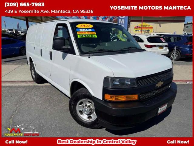 2021 Chevrolet Express Cargo Van RWD 2500 Regular Wheelbase WT for sale in Manteca, CA