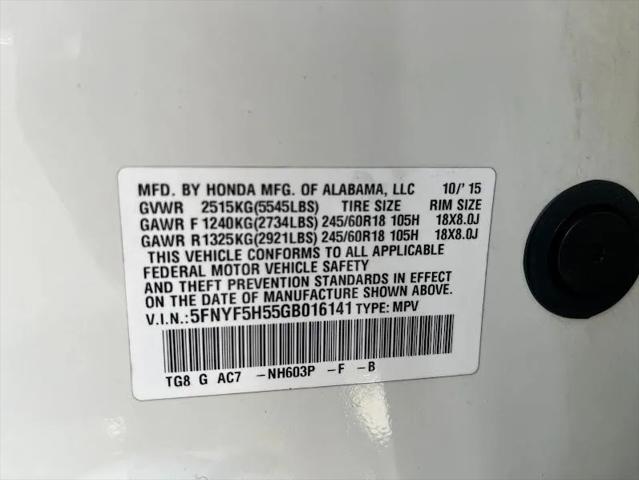 2016 Honda Pilot EX-L