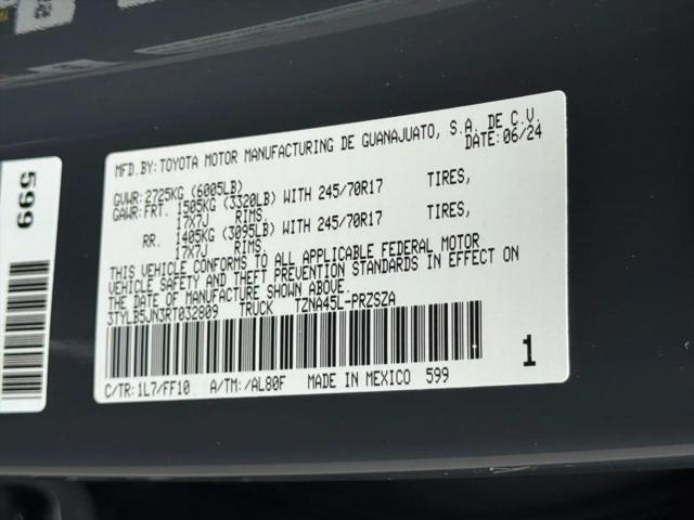 2024 Toyota Tacoma SR5