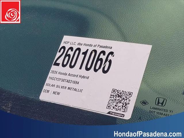 2026 Honda Accord Sedan Sport