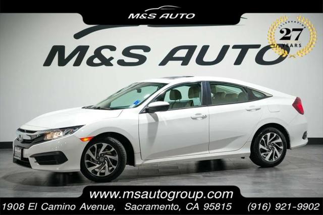2016 Honda Civic EX for sale in Sacramento, CA
