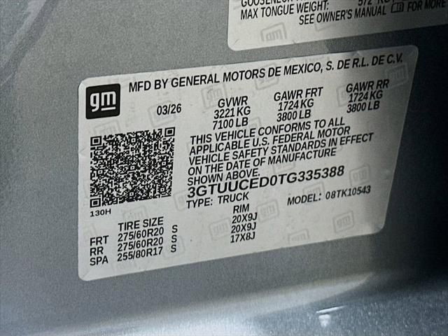 2026 GMC Sierra 1500 Crew Cab, Standard Bed, Elevation, 4WD